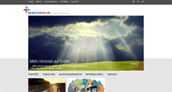 Desktop Screenshot of bewegungplus.ch